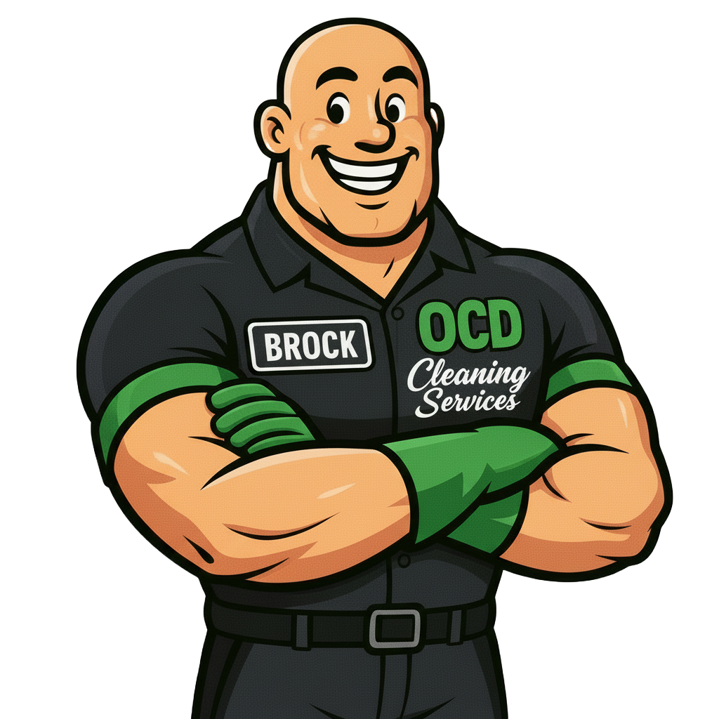 Brock - OCD Cleaning Services Mascot